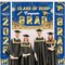 Class of 2026 Graduation Decorations - 3-Piece Blue and Gold Oxford Fabric Set: Congrats Grad Backdrop & 2-Pack Vertical Porch Banners - Durable Outdoor & Indoor Party Supplies